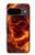S4062 Fire Skull Hülle Schutzhülle Taschen für Google Pixel 9