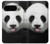 S4049 Cute Panda Stick Out Tongue Hülle Schutzhülle Taschen für Google Pixel 9 Pro
