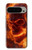 S4062 Fire Skull Hülle Schutzhülle Taschen für Google Pixel 9 Pro XL