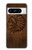 S4035 Native American Wood Carving Hülle Schutzhülle Taschen für Google Pixel 8 pro