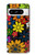 S4043 Colorful Flowers Cartoon Hülle Schutzhülle Taschen für Google Pixel 8 pro