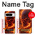 S4062 Fire Skull Hülle Schutzhülle Taschen für Google Pixel 8 pro