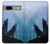 S4053 Two Wolves Couple Howling Forest Hülle Schutzhülle Taschen für Google Pixel 7a
