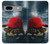 S4056 Madagascar Turtle Red Cap Hülle Schutzhülle Taschen für Google Pixel 7a