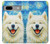 S4064 Smile Dog Van Gogh Starry Night Hülle Schutzhülle Taschen für Google Pixel 7a