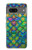 S4071 Colorful Mermaid Scale Hülle Schutzhülle Taschen für Google Pixel 7a