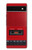 S4073 Vintage Red Cassette Player Graphic Hülle Schutzhülle Taschen für Google Pixel 6a
