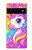 S4057 Cute Unicorn Cartoon Hülle Schutzhülle Taschen für Google Pixel 6