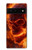 S4062 Fire Skull Hülle Schutzhülle Taschen für Google Pixel 6
