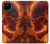 S4062 Fire Skull Hülle Schutzhülle Taschen für Google Pixel 4a 5G