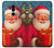 S4046 Happy Santa Hülle Schutzhülle Taschen für LG G7 ThinQ