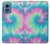 S4033 Pastel Color Tie Dye Hülle Schutzhülle Taschen für Motorola Moto G Play 4G (2024)