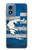 S4074 The Flag of Greece Hülle Schutzhülle Taschen für Motorola Moto G Play 4G (2024)
