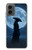 S4034 Samurai Moon Night Hülle Schutzhülle Taschen für Motorola Moto G 5G (2024)