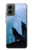 S4053 Two Wolves Couple Howling Forest Hülle Schutzhülle Taschen für Motorola Moto G 5G (2024)