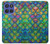 S4071 Colorful Mermaid Scale Hülle Schutzhülle Taschen für Motorola Moto G Stylus 5G (2025), Edge 60 Stylus