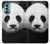 S4049 Cute Panda Stick Out Tongue Hülle Schutzhülle Taschen für Motorola Moto G Stylus 5G (2022)