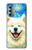 S4064 Smile Dog Van Gogh Starry Night Hülle Schutzhülle Taschen für Motorola Moto G Stylus 5G (2022)