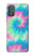 S4033 Pastel Color Tie Dye Hülle Schutzhülle Taschen für Motorola Moto G Power 2022, G Play 2023