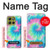 S4033 Pastel Color Tie Dye Hülle Schutzhülle Taschen für Motorola Moto G86