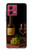 S4041 Old Vines Wine Hülle Schutzhülle Taschen für Motorola Moto G84