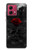 S4048 Red Rose Ruins Hülle Schutzhülle Taschen für Motorola Moto G84