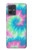 S4033 Pastel Color Tie Dye Hülle Schutzhülle Taschen für Motorola Moto G54