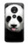S4049 Cute Panda Stick Out Tongue Hülle Schutzhülle Taschen für Motorola Moto G7 Power