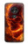 S4062 Fire Skull Hülle Schutzhülle Taschen für Motorola Moto G7 Power