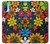 S4043 Colorful Flowers Cartoon Hülle Schutzhülle Taschen für Motorola Moto E20,E30,E40