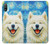 S4064 Smile Dog Van Gogh Starry Night Hülle Schutzhülle Taschen für Motorola Moto E20,E30,E40