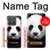 S4049 Cute Panda Stick Out Tongue Hülle Schutzhülle Taschen für Motorola Edge (2025)