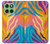 S4037 Colorful Zebra Pattern Hülle Schutzhülle Taschen für Motorola Edge 60