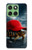 S4056 Madagascar Turtle Red Cap Hülle Schutzhülle Taschen für Motorola Edge 60