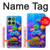 S4058 Colorful Aquarium Hülle Schutzhülle Taschen für Motorola Edge 60