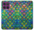 S4071 Colorful Mermaid Scale Hülle Schutzhülle Taschen für Motorola Edge 60 Pro