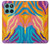 S4037 Colorful Zebra Pattern Hülle Schutzhülle Taschen für Motorola Edge 60 Fusion