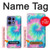 S4033 Pastel Color Tie Dye Hülle Schutzhülle Taschen für Motorola Edge 50 Pro