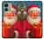 S4046 Happy Santa Hülle Schutzhülle Taschen für Motorola Edge (2023), Edge 40