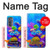 S4058 Colorful Aquarium Hülle Schutzhülle Taschen für Motorola Edge (2022)