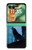 S4053 Two Wolves Couple Howling Forest Hülle Schutzhülle Taschen für Motorola Razr 70+,60+, Razr+ (2026, 2025, 2024)