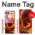 S4062 Fire Skull Hülle Schutzhülle Taschen für Motorola Razr 50 Ultra