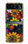 S4043 Colorful Flowers Cartoon Hülle Schutzhülle Taschen für Motorola Razr 40