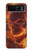 S4062 Fire Skull Hülle Schutzhülle Taschen für Motorola Razr 40