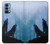 S4053 Two Wolves Couple Howling Forest Hülle Schutzhülle Taschen für OnePlus Nord N200 5G