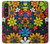 S4043 Colorful Flowers Cartoon Hülle Schutzhülle Taschen für Sony Xperia 1 VI