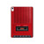 S4073 Vintage Red Cassette Player Graphic Hülle Schutzhülle Taschen für iPad 10.9 (2025,2022)