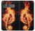 S0493 Music Note Burn Hülle Schutzhülle Taschen für Sony Xperia 10 VII, 10 VIII