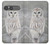 S1566 Snowy Owl White Owl Hülle Schutzhülle Taschen für Sony Xperia 10 VII