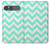 S1723 Mint Chevron Zigzag Hülle Schutzhülle Taschen für Sony Xperia 10 VII